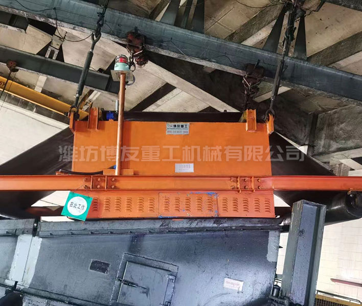 江門國華臺電電磁除鐵器使用現(xiàn)場